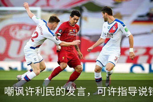 嘲讽许利民的发言，可许指导说错了吗？